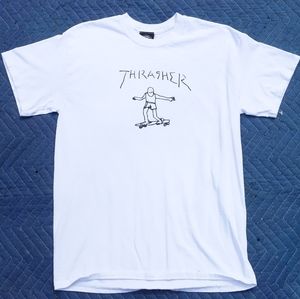 Thrasher Magazine x Mark Gonzales Gonzo Logo Shirt